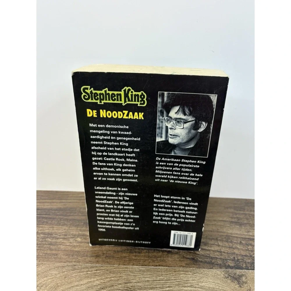 Needful Things by Stephen King Dutch Version 1992 Paperback Book De Noodzaak